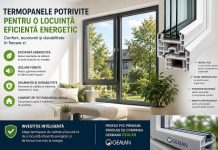 Cum alegi termopanele potrivite pentru o locuință eficientă energetic Locuință modernă cu ferestre termopan eficiente energetic și profil PVC premium Gealan pentru izolare termică și confort sporit