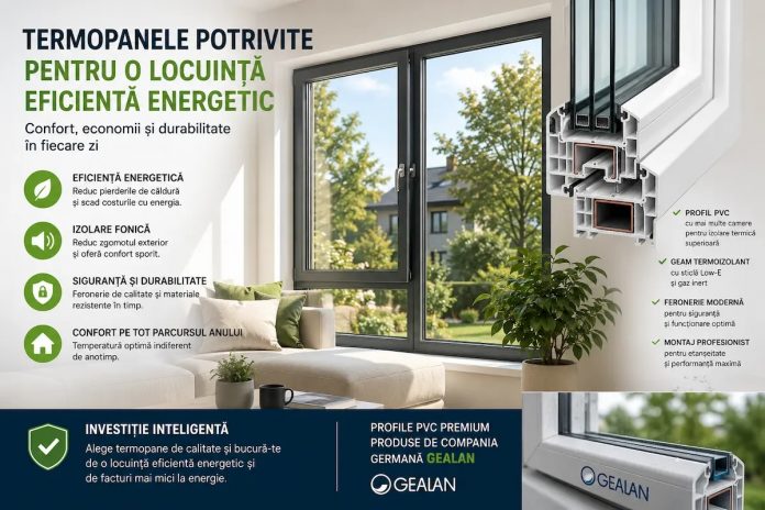 cum-alegi-termopanele-potrivite-pentru-o-locuinta-eficienta-energetic.jpg Locuință modernă cu ferestre termopan eficiente energetic și profil PVC premium Gealan pentru izolare termică și confort sporit